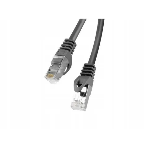 Lanberg - Patchkabel - CAT.6 FTP - 1M ZWART- Network Cable – afbeelding 1