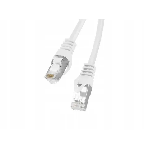 Lanberg Patchcord Ftp Netwerkkabel Voor Switch, Router, Modem 0,5M Cat6 Wit – afbeelding 1