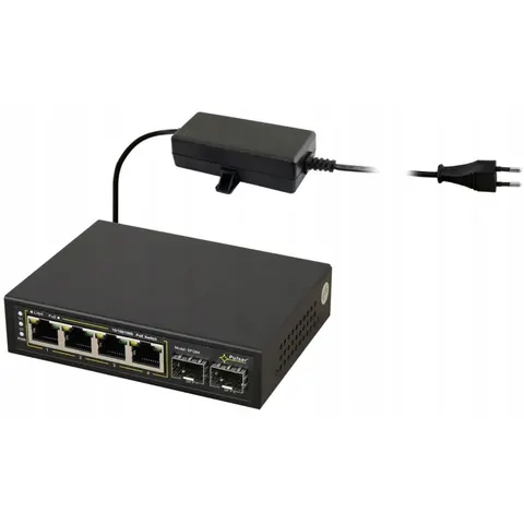 Switch Poe 4+2SFP Pulsar SFG64 – zdjęcie 1