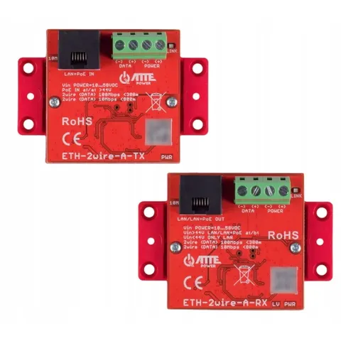 Zestaw konwerterów Atte ETH-2wire-A-SET – zdjęcie 1