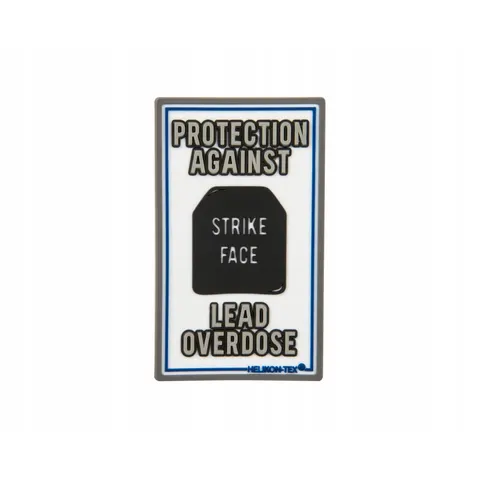 Helikon-Tex Emblemat "Lead Overdose" Biały – zdjęcie 1
