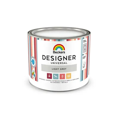 Emalia DESIGNER UNIVERSAL 0.5 l Light Grey BECKERS – zdjęcie 1