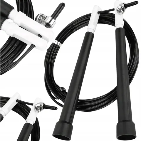 Springos Springtouw - Verstelbaar - 3 m - Zwart – afbeelding 1