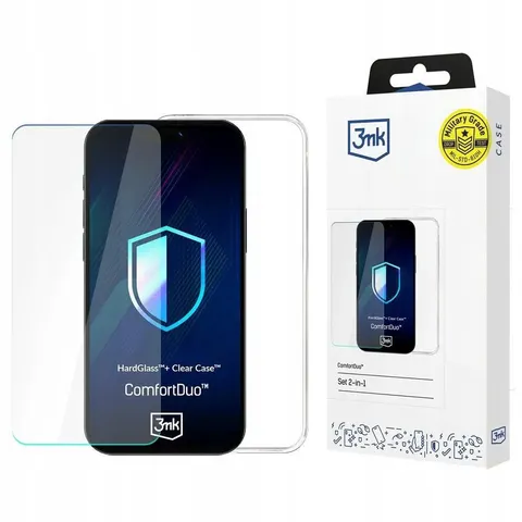 Zestaw 3MK ComfortDuo Clear MagCase do Apple iPhone 16e 17e – zdjęcie 1