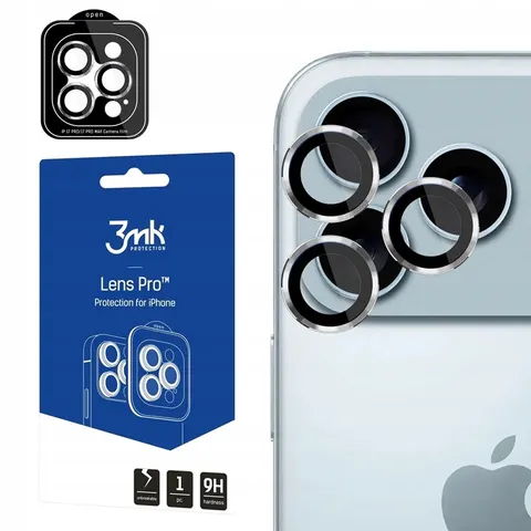 Apple iPhone 17 Pro /17 Pro Max- 3mk Lens Protection Pro Silver – zdjęcie 1