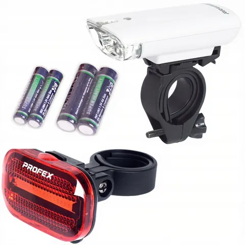 Zestaw Lampek 2Super Led+15Chip Led, Biały – zdjęcie 1