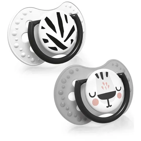 LOVI Salt & Pepper dummy 6-18 m 2 pc – image 1