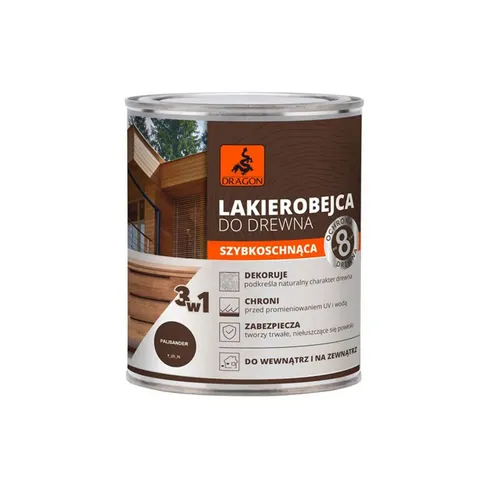 Dragon Lakierobejca szybkoschnąca palisander 0,7l – zdjęcie 1