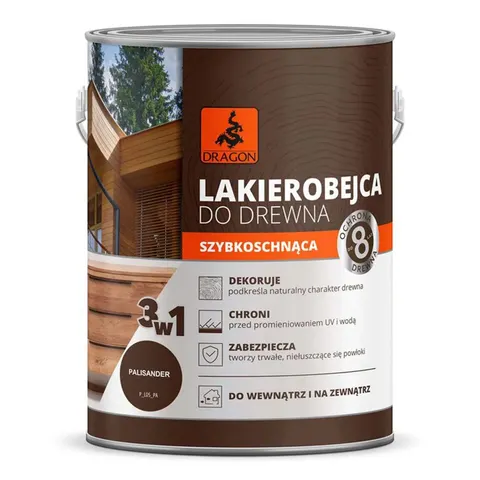 Dragon Lakierobejca szybkoschnąca palisander 2,5l – zdjęcie 1