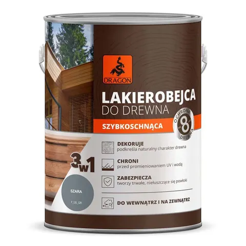 Dragon Lakierobejca szybkoschnąca szara 2,5l – Szary – zdjęcie 1