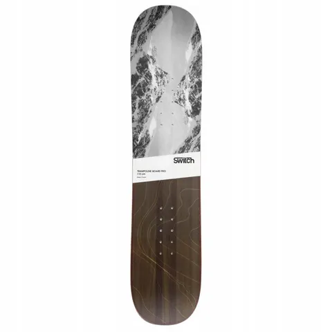 Switch Boards Switch Jibbing Pro 110 Training Snowboard (Mountains) - White;Black;Brown – image 1