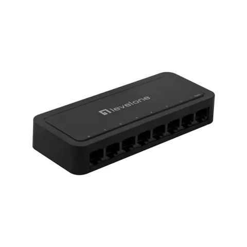 LevelOne Switch 8 Fast Ethernet-Ports unmanaged (FEU-0812) – Bild 1