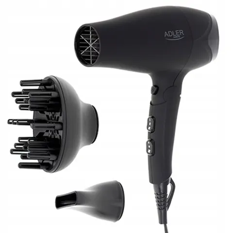 Secador de pelo 2600W (Negro) - ADLER – imagen 1
