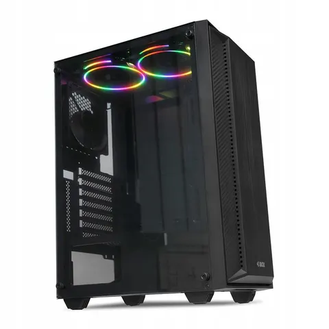 iBox CETUS 906 Midi Tower Zwart – afbeelding 1