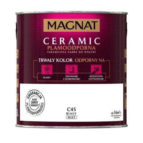 Farba Magnat Ceramic Biały 2.5 l – zdjęcie 1
