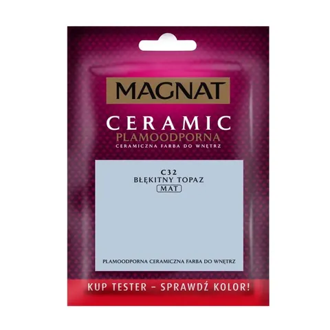 Tester farby Magnat Ceramic błękitny topaz 30 ml – zdjęcie 1