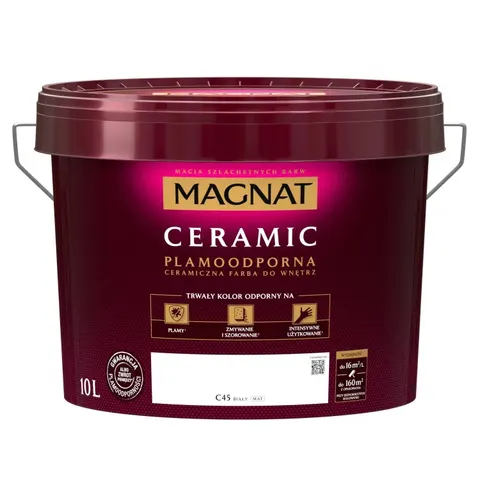 Farba Magnat Ceramic biała 10 l – Biały – zdjęcie 1