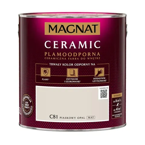 Farba Magnat Ceramic piaskowy opal 2,5L – zdjęcie 1