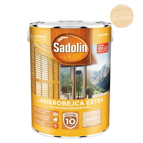 Sadolin Lakierobejca Extra bezbarwna 5 l – Bezbarwny – zdjęcie 1