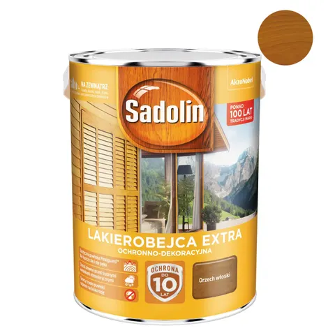 Sadolin Lakierobejca Extra orzech włoski 5 l – zdjęcie 1