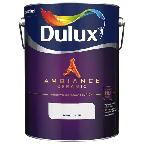 Farba Dulux Ambiance Ceramic Pure White 5 l – zdjęcie 1