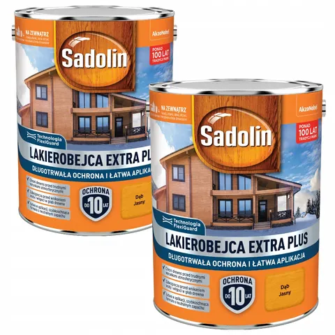 Lakierobejca Extra Plus Dąb jasny 4.5 l Sadolin – Dębowy jasny – zdjęcie 1