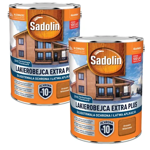 Lakierobejca Extra Plus Drzewo wiśniowe 4.5 l Sadolin – zdjęcie 1