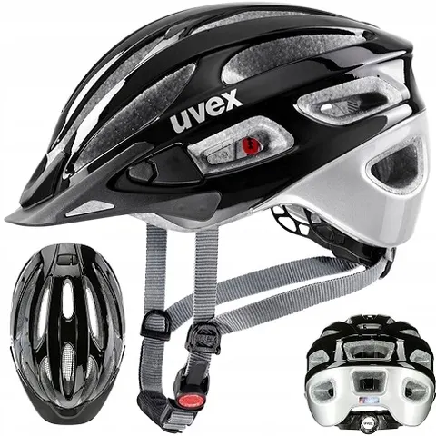 Kask rowerowy Uvex True 52-56cm black silver – zdjęcie 1