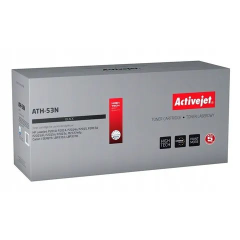 Tóner compatible HP ATH-53N (negro) - ACTIVEJET – imagen 1