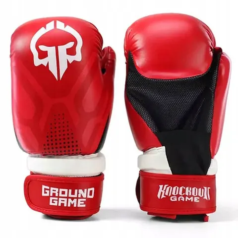 Rękawice do kickboxingu Cyborg (Czerwone) Ground Game XL – zdjęcie 1