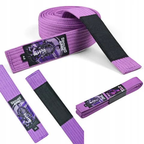Pas do Bjj Ground Game Premium Purpurowy r. A3 – zdjęcie 1