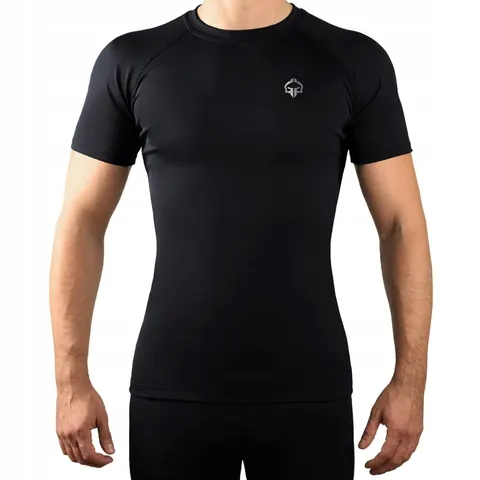 Ground Game Rashguard Essential Platinum Czarny XL – zdjęcie 1