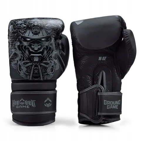 Ground Game Rękawice Bokserskie "Samurai Shadow" 16OZ – zdjęcie 1