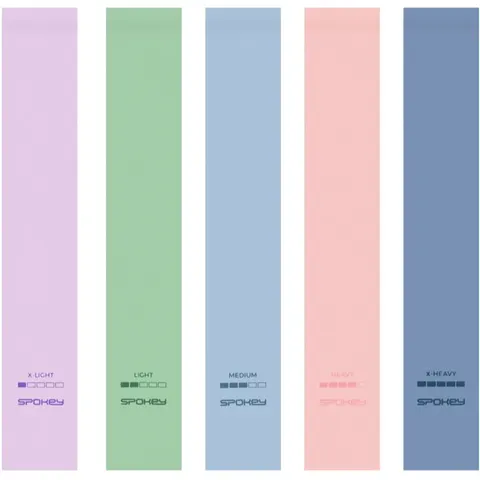Spokey Artio Set d’élastiques de résistance Pastel – image 1
