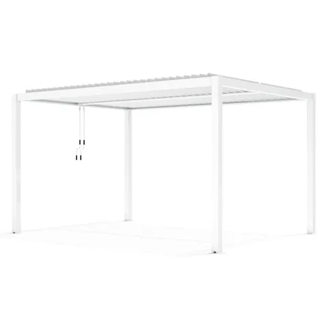 Pergola LUXE LED biała - 4 x 4 x 2,3 m – zdjęcie 1