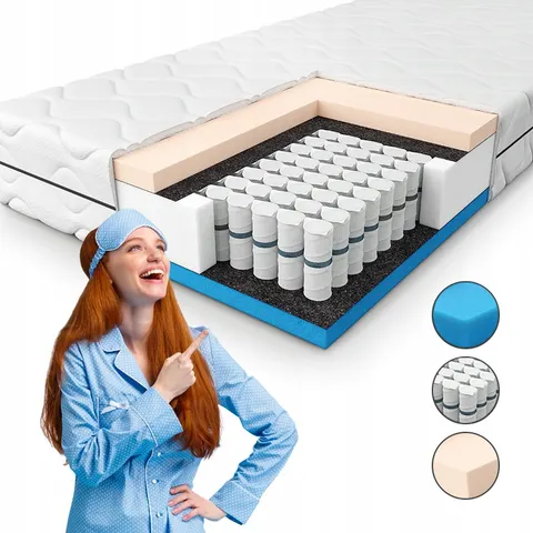 Pan Materac SOLID SUPPORT 100x200 cm pocketvering matras, hard – afbeelding 1