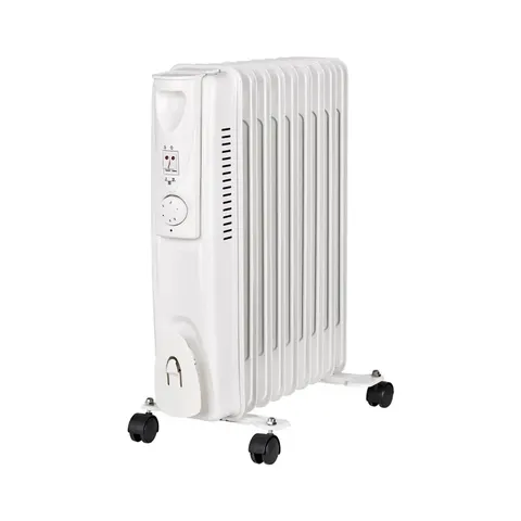 Grzejnik olejowy 2000W Biały SKIVA – zdjęcie 1
