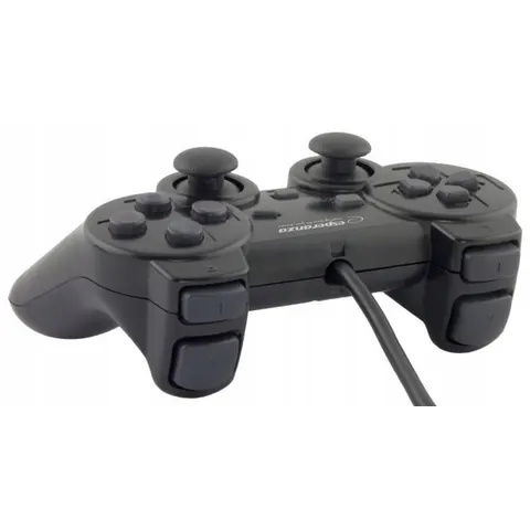 Gamepad Esperanza EG106 (pc, PS2, PS3; kolor czarny) – zdjęcie 1
