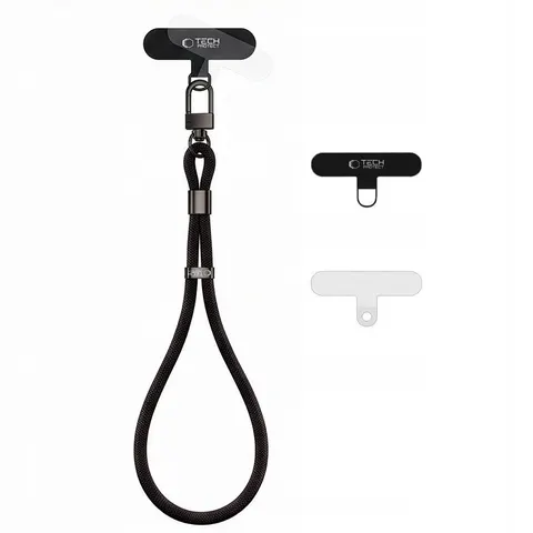 Tech-protect C11S Rope Wrist Strap Obsidian Black – zdjęcie 1