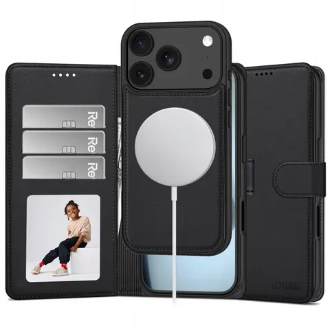 Tech-protect Wallet Magsafe Iphone 17 PRO/18 Pro Matte Black – zdjęcie 1
