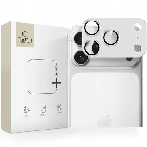 Tech-protect Osłona Aparatu Camfull Fit+ Do Iphone 17 Pro Max Silver – zdjęcie 1