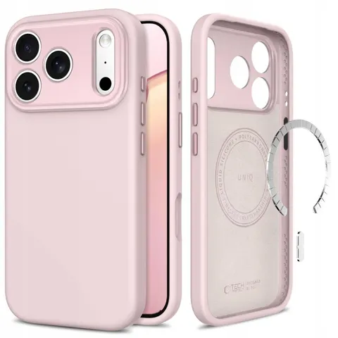 Tech-protect Uniq Magsafe CC Iphone 17 Pro Max 18 Pro Max Soft Pink – zdjęcie 1
