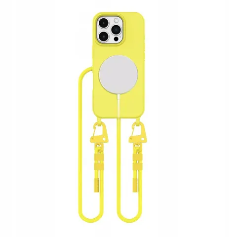 Plecki Tech-protect do Apple iPhone 16 Pro Max Halolock żółty pojazdy – zdjęcie 1