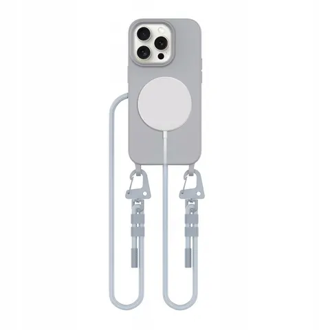 Plecki Tech-protect do Apple iPhone 15 Pro szary – zdjęcie 1