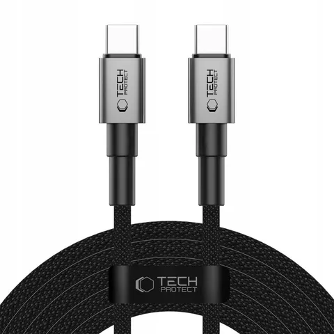 Tech-protect Ultraboost Dna Type-c Cable PD100W/5A 300CM Iron Grey – zdjęcie 1