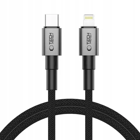 Tech-protect Ultraboost Dna do Iphone Cable PD27W/3A 100CM Iron Grey – zdjęcie 1