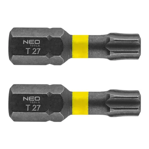 NEO TOOLS Slagbits TORX TX27 25mm Set 2 Stuks – afbeelding 1