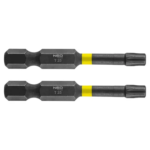NEO TOOLS Slagbits TX25 x 50mm - 2 stuks – afbeelding 1