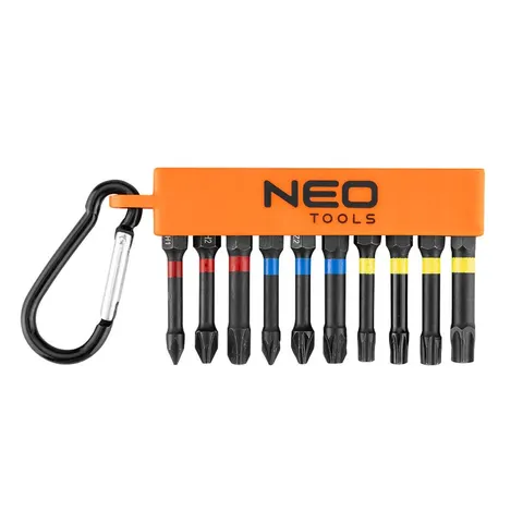 NEO TOOLS Slagmoer Bits Set 10 Stuks – afbeelding 1