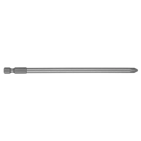 Schroefbit PH2 1/4" HEX 150mm S2 Staal – afbeelding 1